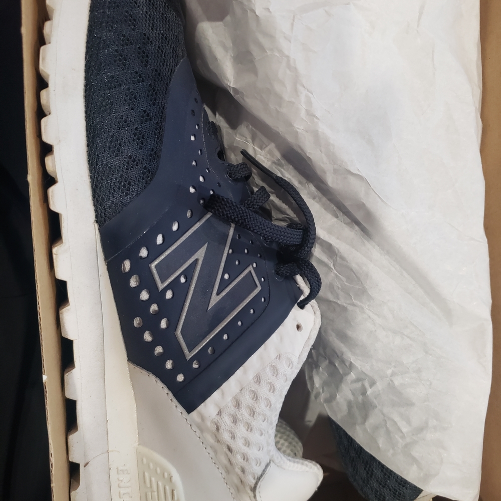 New Balance Navy and White Sneakers